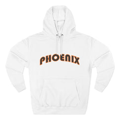 Stylish Fleece Hoodie with 'PHOENIX' Design, Cozy Sweatshirt for Fall, Perfect Gift for Faculty and Students, Casual Wear, Unisex Fashion