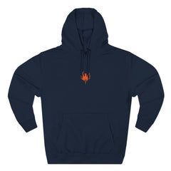 Phoenix Three-Panel Fleece Hoodie, Cozy Sweatshirt, Stylish Outerwear, Gift for Him or Her, Trendy Apparel