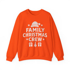 Family Christmas Crew Sweatshirt | Holiday Santa Hat, Gifts & Tree | Matching Christmas Outfit | Cozy Winter Holiday Shirt Unisex