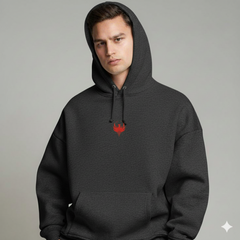 Phoenix Brand Emblem Hoodie - Premium HOODIE Fleece, Mythical Graphic Sweatshirt, Unisex Winter Apparel