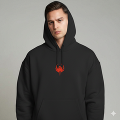 Phoenix Brand Emblem Hoodie - Premium HOODIE Fleece, Mythical Graphic Sweatshirt, Unisex Winter Apparel