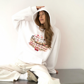 Three-Panel Fleece Hoodie