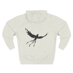 Born from Ashes" Phoenix Hoodie - Unisex Red Statement Sweatshirt, Gift for Her, Unique Hooded Sweatshirt, Cozy Wear for Fall & Winter