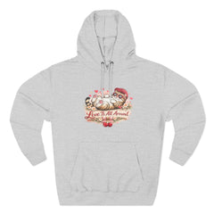 Three-Panel Fleece Hoodie