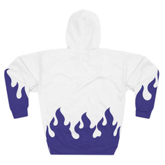 Stylish Unisex Pullover Hoodie with Flame Design - Casual Wear, Street Style, Gift for Him/Her, Trendy Outfit, Fall/Winter Fashion