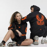 Fierce Phoenix Fashion Hoodie, Trendy Sweatshirt, Unique Gift for Gamers, Streetwear, Casual Outfit, Statement Piece
