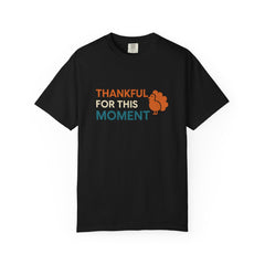 Thankful For This Moment Shirt, Thanksgiving Matching Outfit, Fall Turkey Tee, Black & White Couple Shirt, Holiday Gift, Unisex Graphic USA