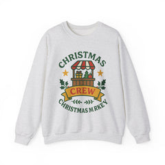 Christmas Market Sweatshirt, Christmas Crew Sweater, Holiday Stall Jumper, Festive Shopping Shirt, Cute Xmas Gift, White Crewneck