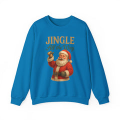 Jingle All the Way Sweatshirt | Vintage Santa Christmas Crewneck | Cute Holiday Sweater | Retro Xmas Gift Sweater