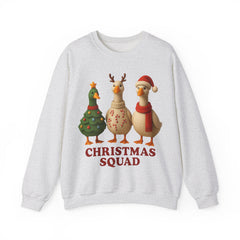 Christmas Squad Ducks Sweatshirt - Cute Holiday Duck Trio Crewneck - Funny Christmas Sweater - Cozy Winter Animal Xmas Shirt Unisex