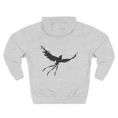Born from Ashes" Phoenix Hoodie - Unisex Red Statement Sweatshirt, Gift for Her, Unique Hooded Sweatshirt, Cozy Wear for Fall & Winter