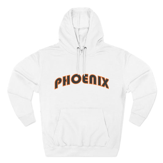 Stylish Fleece Hoodie with 'PHOENIX' Design, Cozy Sweatshirt for Fall, Perfect Gift for Faculty and Students, Casual Wear, Unisex Fashion