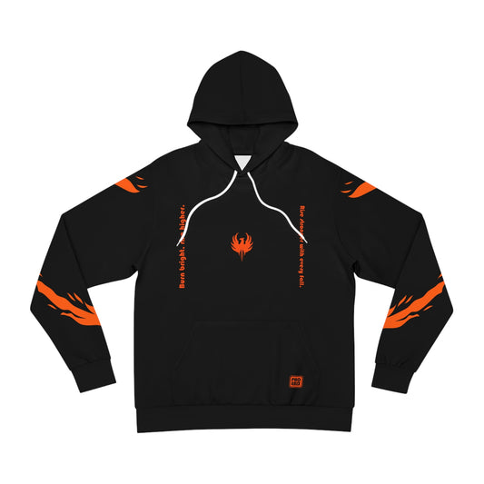 Fierce Phoenix Fashion Hoodie, Trendy Sweatshirt, Unique Gift for Gamers, Streetwear, Casual Outfit, Statement Piece
