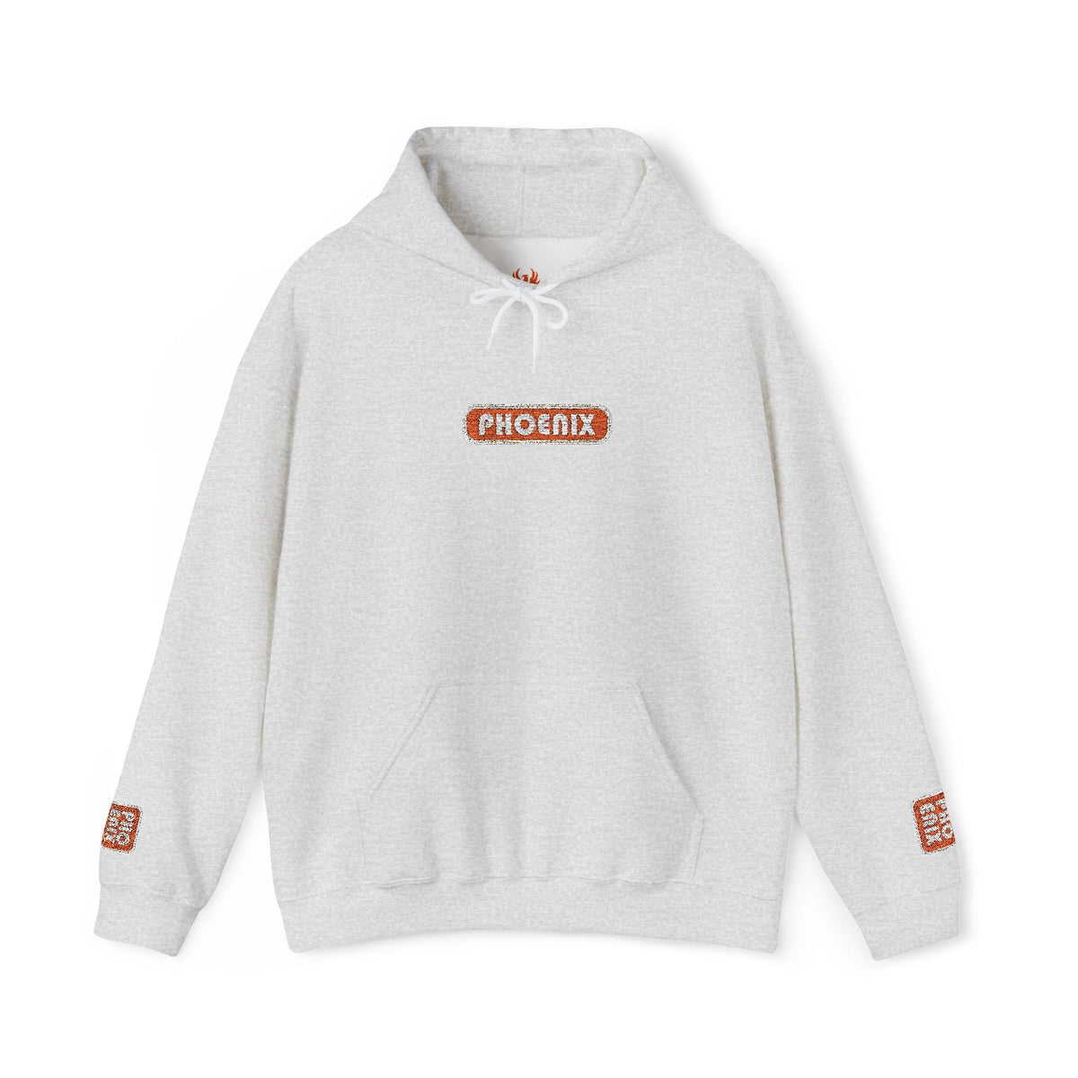Cozy Embroidered Graphic Hoodie - Unisex Fluffy Sweatshirt with Unique Chest and Sleeve Design