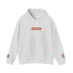 Cozy Embroidered Graphic Hoodie - Unisex Fluffy Sweatshirt with Unique Chest and Sleeve Design