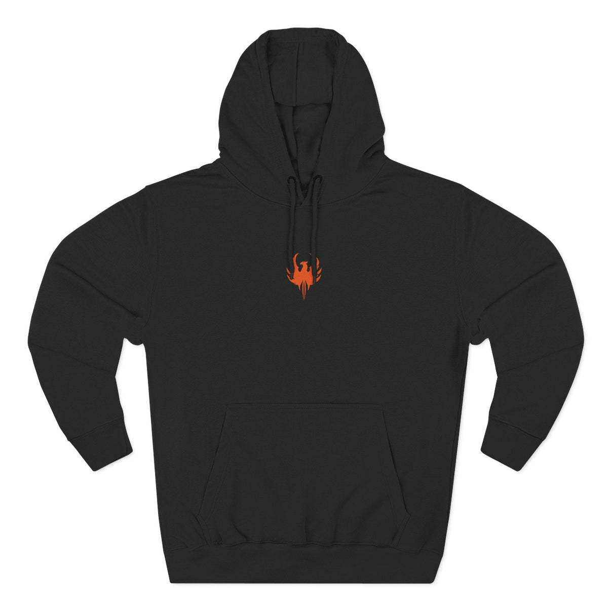 Phoenix Three-Panel Fleece Hoodie, Cozy Sweatshirt, Stylish Outerwear, Gift for Him or Her, Trendy Apparel