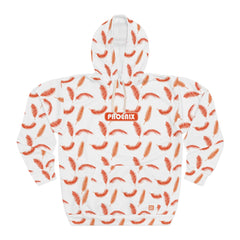 Phoenix Feather All-Over Print Hoodie - Unisex Fiery Feathers Sweatshirt , Trendy Sweatshirt, Fashionable Gift, Casual Wear, Warm Layering