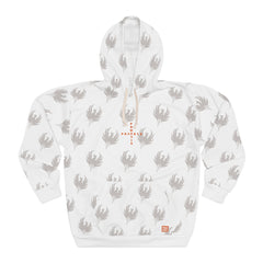 Phoenix Pattern All-Over Print Hoodie - Unisex Mythical Bird , Nature Lover Gift, Outdoor Adventure Wear, Everyday Comfort