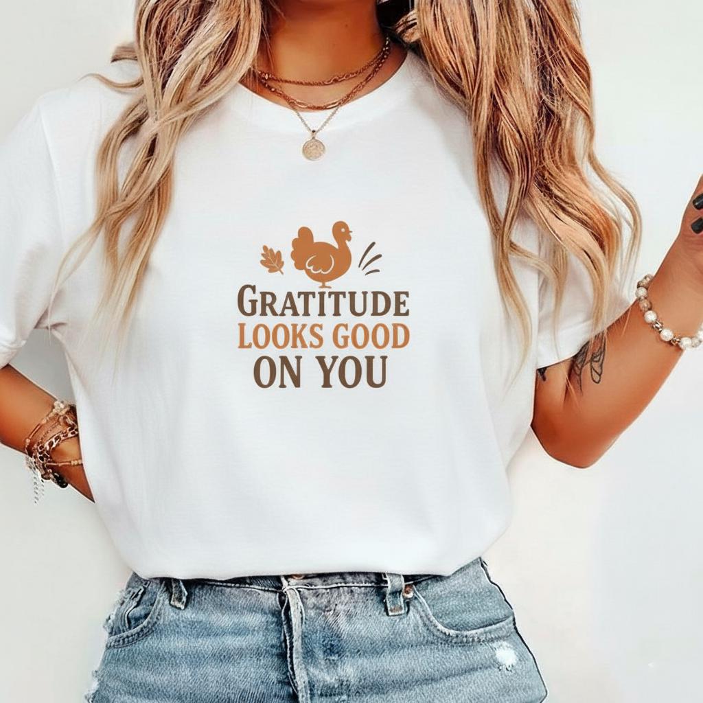 Thanksgiving Shirt Unisex Gather Feast Repeat Tee Fall Turkey Dinner Shirt Autumn Graphic T-Shirt Friendsgiving Outfit Gift Family