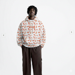 Phoenix Feather All-Over Print Hoodie - Unisex Fiery Feathers Sweatshirt , Trendy Sweatshirt, Fashionable Gift, Casual Wear, Warm Layering