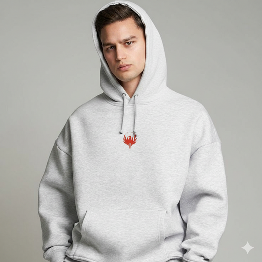 Phoenix Brand Emblem Hoodie - Premium HOODIE Fleece, Mythical Graphic Sweatshirt, Unisex Winter Apparel