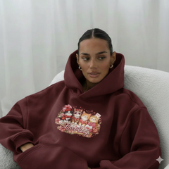 Cat Love Hoodie - 'Love Always' Cute Valentine Cats Sweatshirt