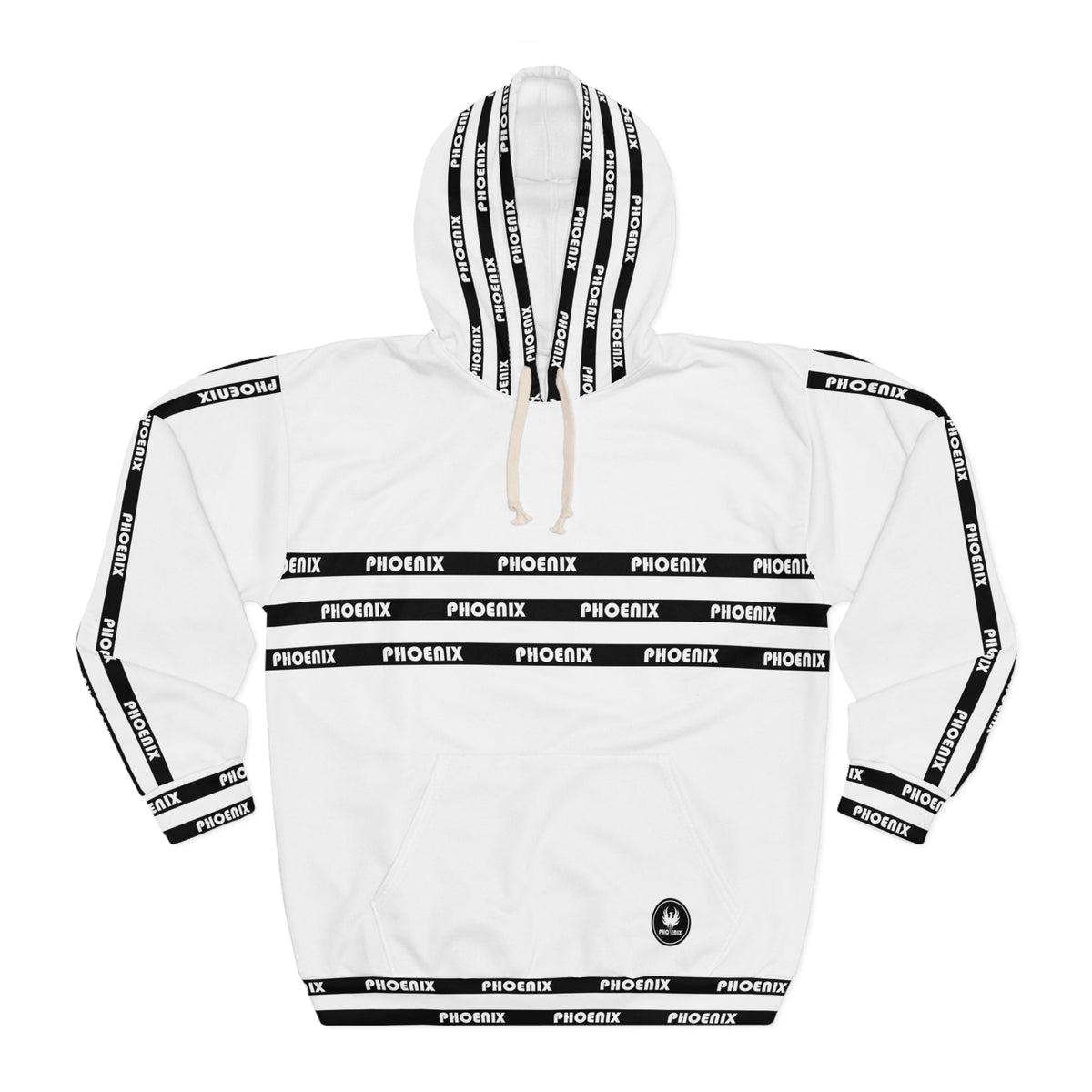 Phoenix Unisex Pullover Hoodie - Trendy AOP for Streetwear Lovers, Perfect for Daily Wear, Gifts, and Sports