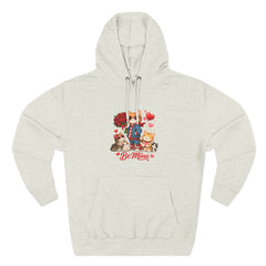 Valentine 'Be Mine' Cat & Flowers Hoodie