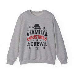 Family Christmas Crew Sweatshirt - Matching Holiday Shirts - Christmas Pajama Crewneck - Festive Family Outfit - Xmas Group Sweater