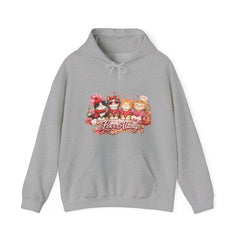 Cat Love Hoodie - 'Love Always' Cute Valentine Cats Sweatshirt