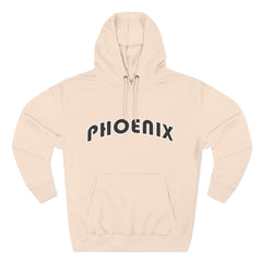 Stylish Fleece Hoodie with 'PHOENIX' Design, Cozy Sweatshirt for Fall, Perfect Gift for Faculty and Students, Casual Wear, Unisex Fashion
