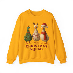 Christmas Squad Ducks Sweatshirt - Cute Holiday Duck Trio Crewneck - Funny Christmas Sweater - Cozy Winter Animal Xmas Shirt Unisex