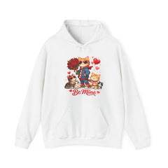 Be Mine Cat Hoodie — Cute Valentine’s Day Cats Sweatshirt