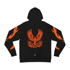 Fierce Phoenix Fashion Hoodie, Trendy Sweatshirt, Unique Gift for Gamers, Streetwear, Casual Outfit, Statement Piece