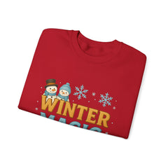 Winter Magic Sweatshirt, Snowman Couple Crewneck, Snow Globe Sweater, Cozy Holiday Gift, Cute Winter Jumper