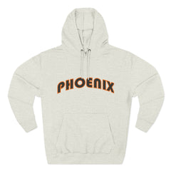 Stylish Fleece Hoodie with 'PHOENIX' Design, Cozy Sweatshirt for Fall, Perfect Gift for Faculty and Students, Casual Wear, Unisex Fashion