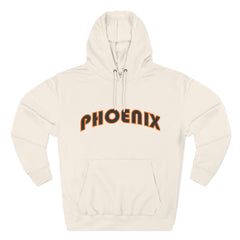 Stylish Fleece Hoodie with 'PHOENIX' Design, Cozy Sweatshirt for Fall, Perfect Gift for Faculty and Students, Casual Wear, Unisex Fashion