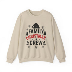 Family Christmas Crew Sweatshirt - Matching Holiday Shirts - Christmas Pajama Crewneck - Festive Family Outfit - Xmas Group Sweater