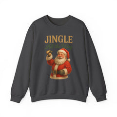 Jingle All the Way Sweatshirt | Vintage Santa Christmas Crewneck | Cute Holiday Sweater | Retro Xmas Gift Sweater