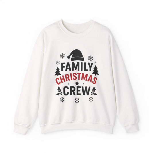 Family Christmas Crew Sweatshirt - Matching Holiday Shirts - Christmas Pajama Crewneck - Festive Family Outfit - Xmas Group Sweater